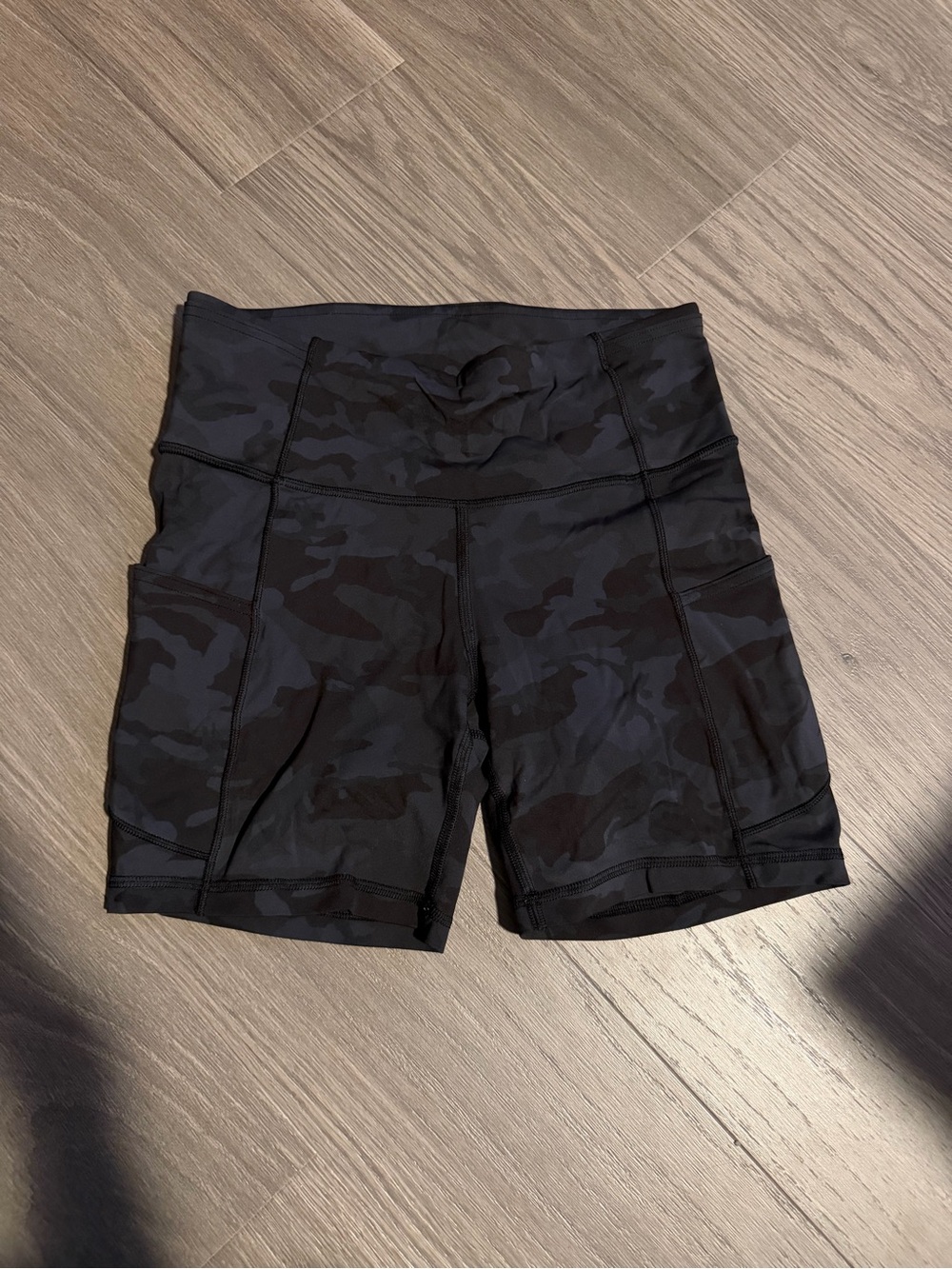 Lululemon Camo Biker Shorts